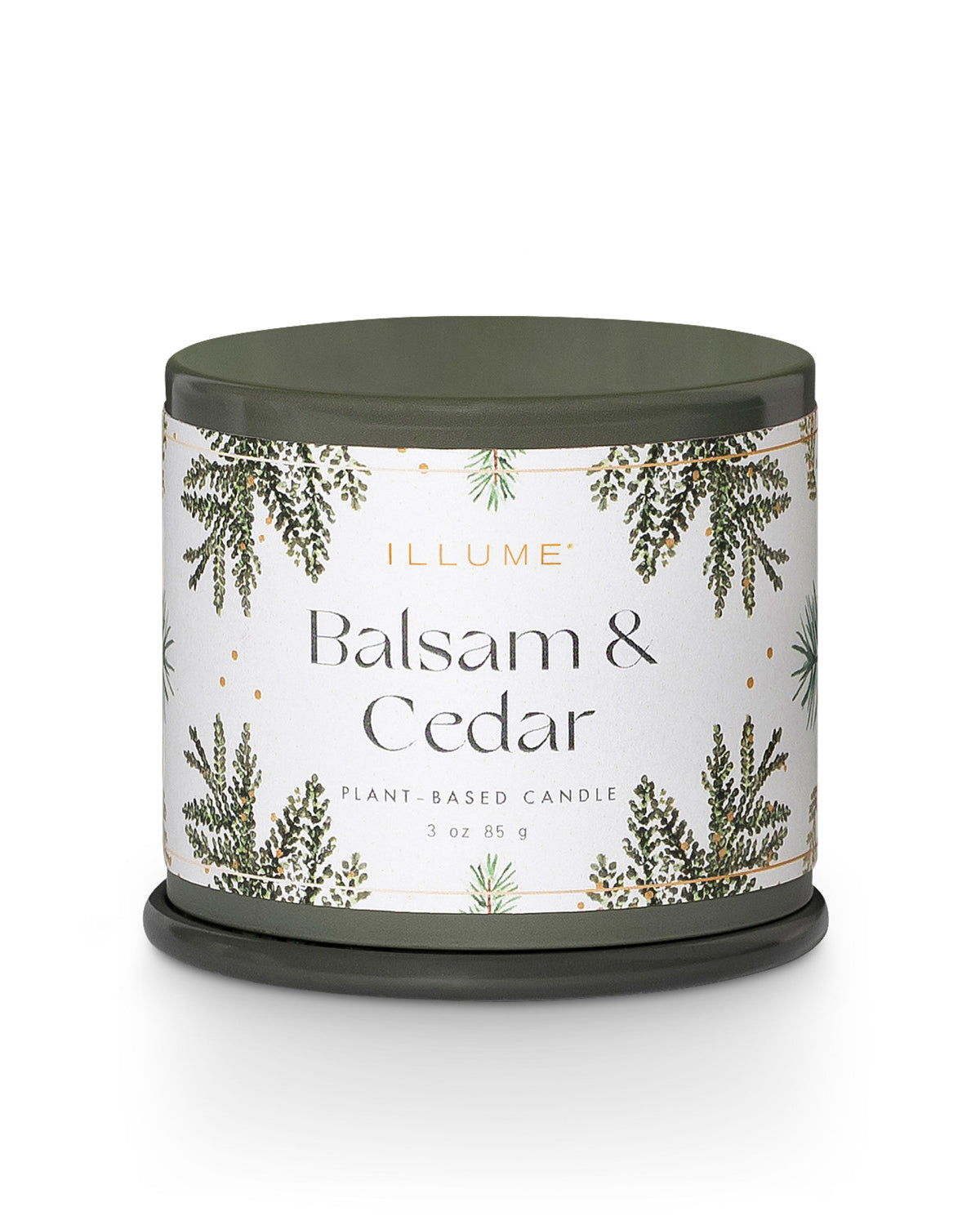 Balsam & Cedar Demi Vanity Tin Candle