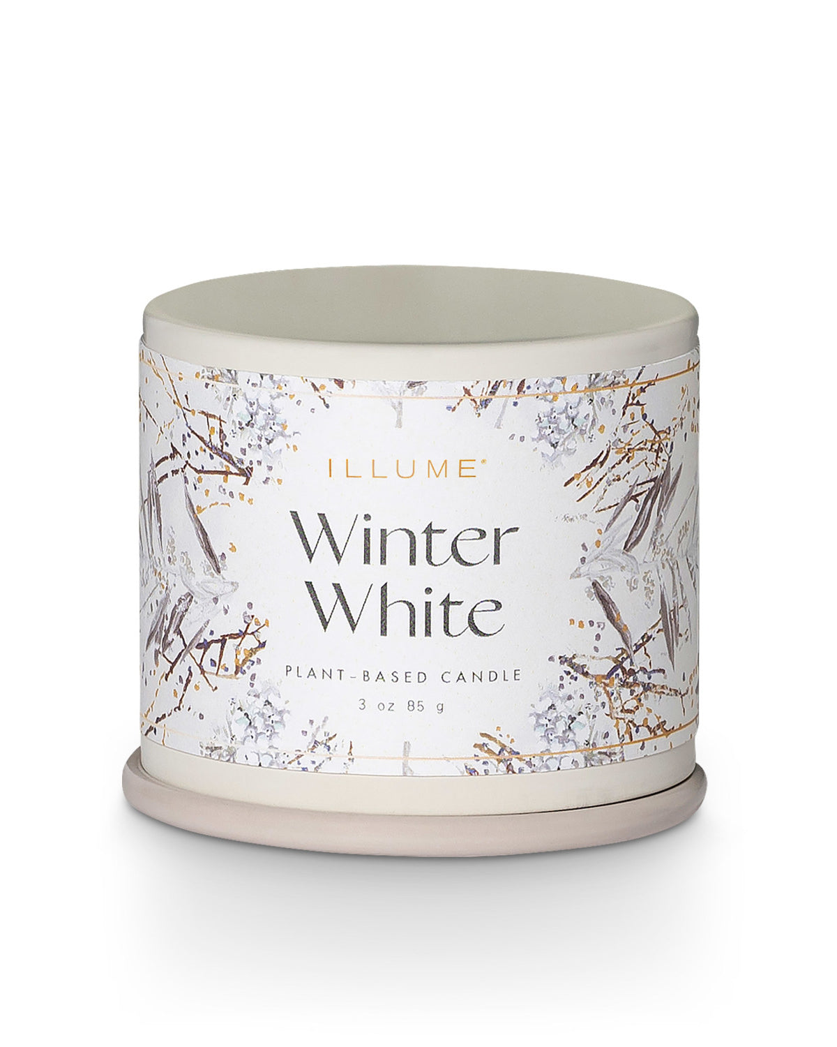 Winter White Demi Vanity Tin Candle